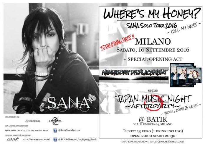 sana solo tour